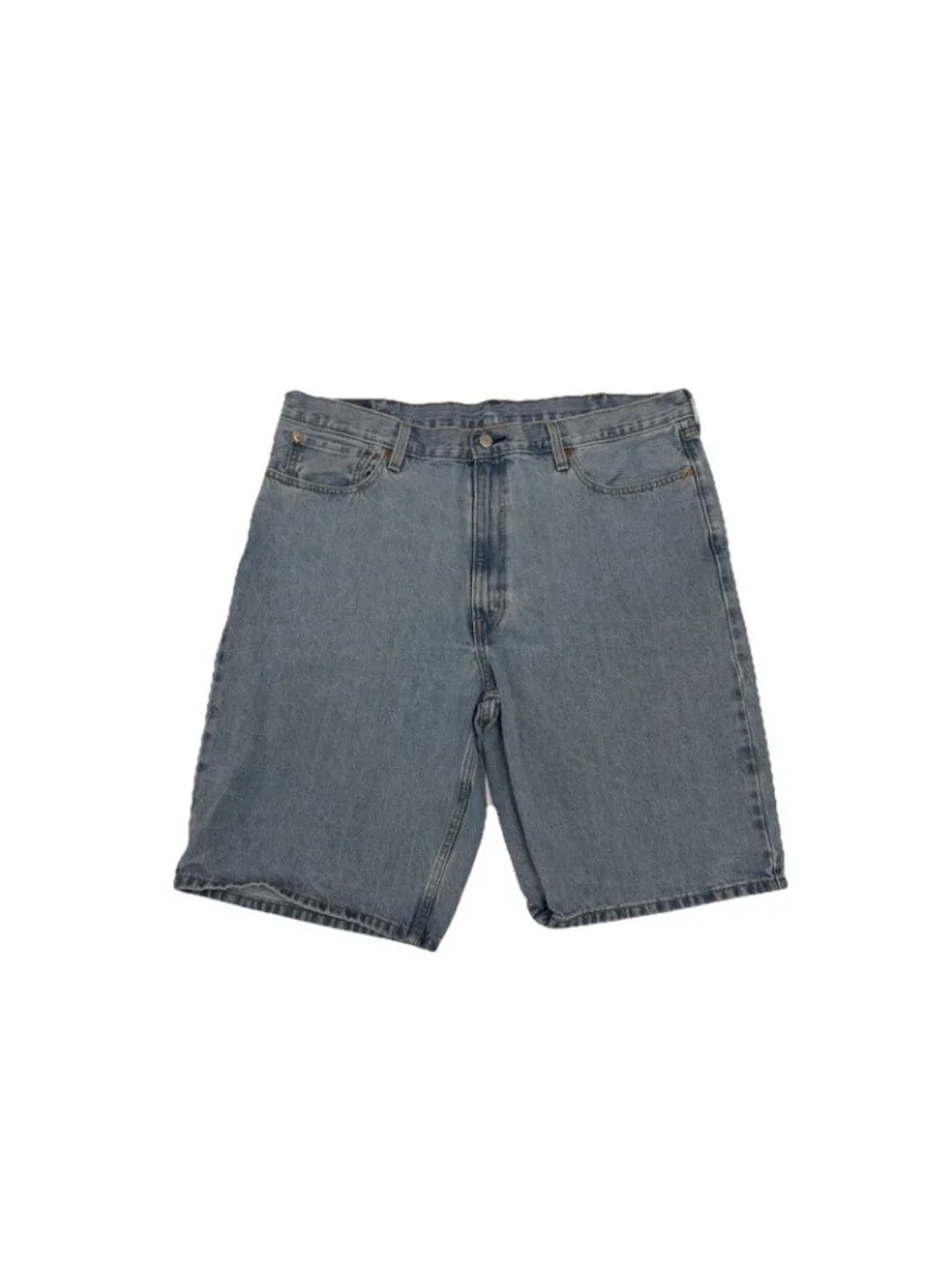 Levi’s 569 Loose Straight Denim Shorts Mens 40 Light Wash Blue Jean Shorts